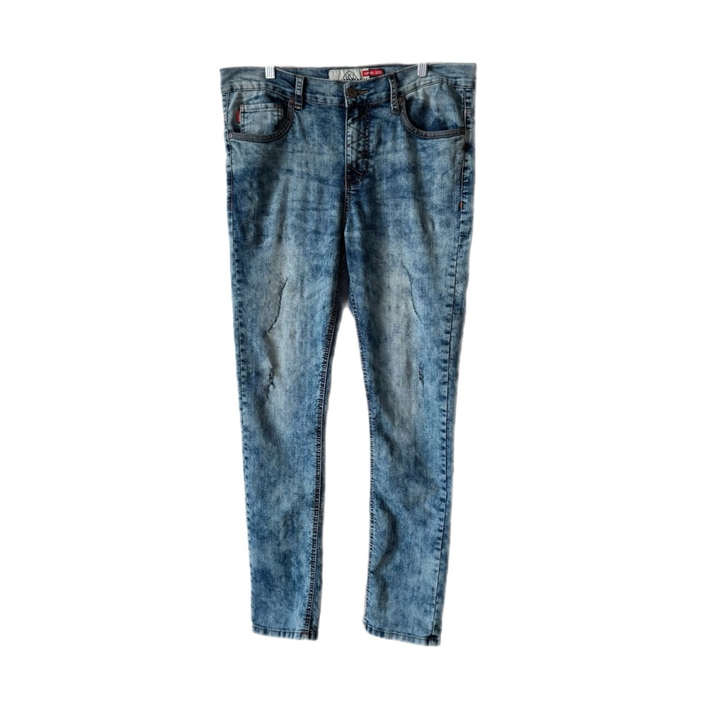 KAYDEN K LOS ANGELES Jeans Ripped Faded Tapered 32 X 32